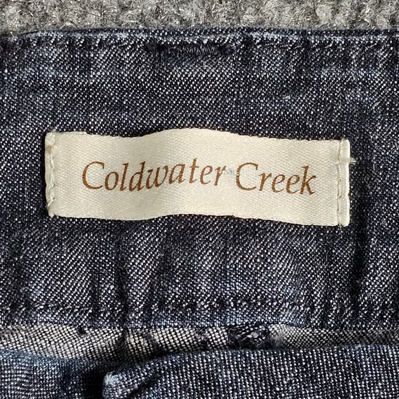 Coldwater Creek Shorts Womens Plus Size 18 Bermuda  Zip Button Jeans - Picture 6 of 10